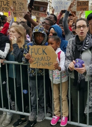 Trump protesters